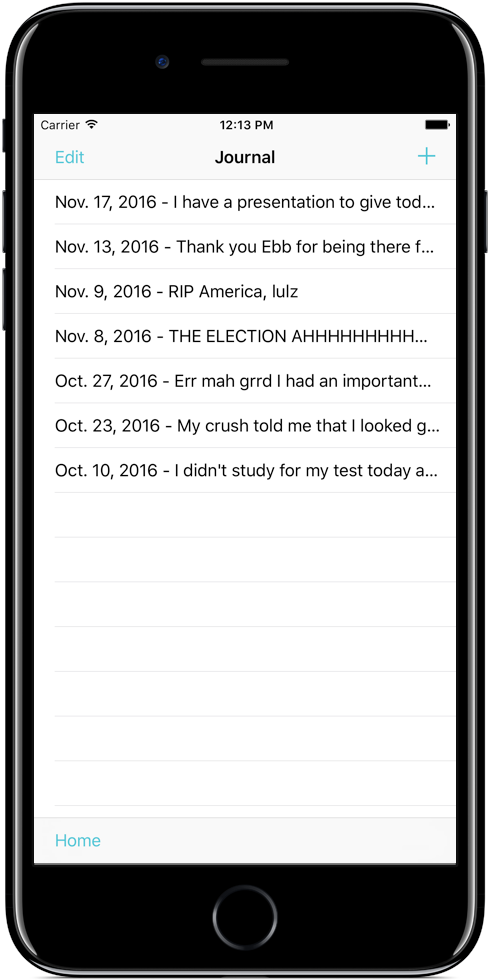 iPhone - Journal